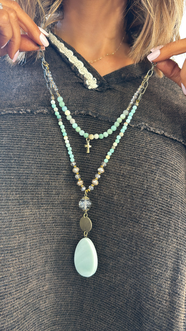 Woven Dona Necklace, Multi