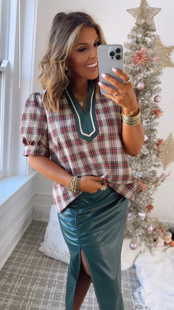 Cranberry Martini Top, Taupe