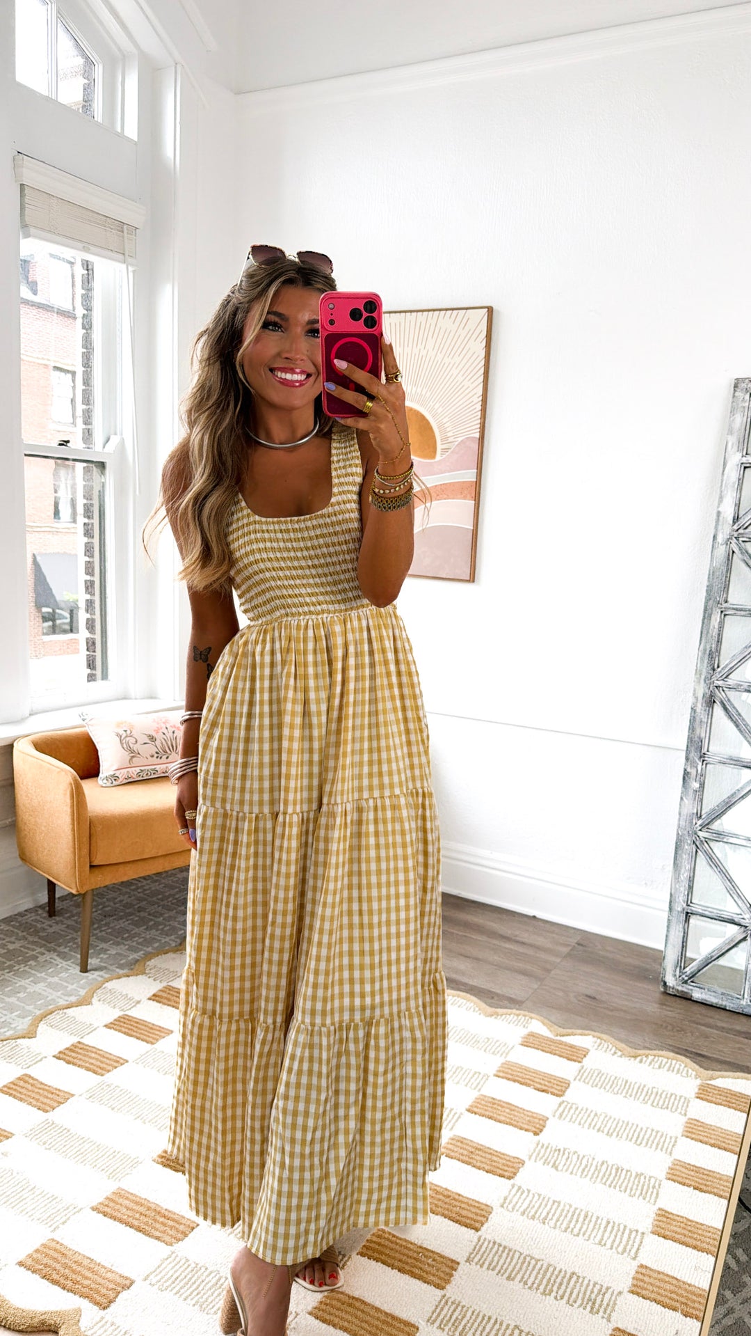 Strawberry Lemonade Maxi Dress, Yellow Multi – Everyday Chic Boutique