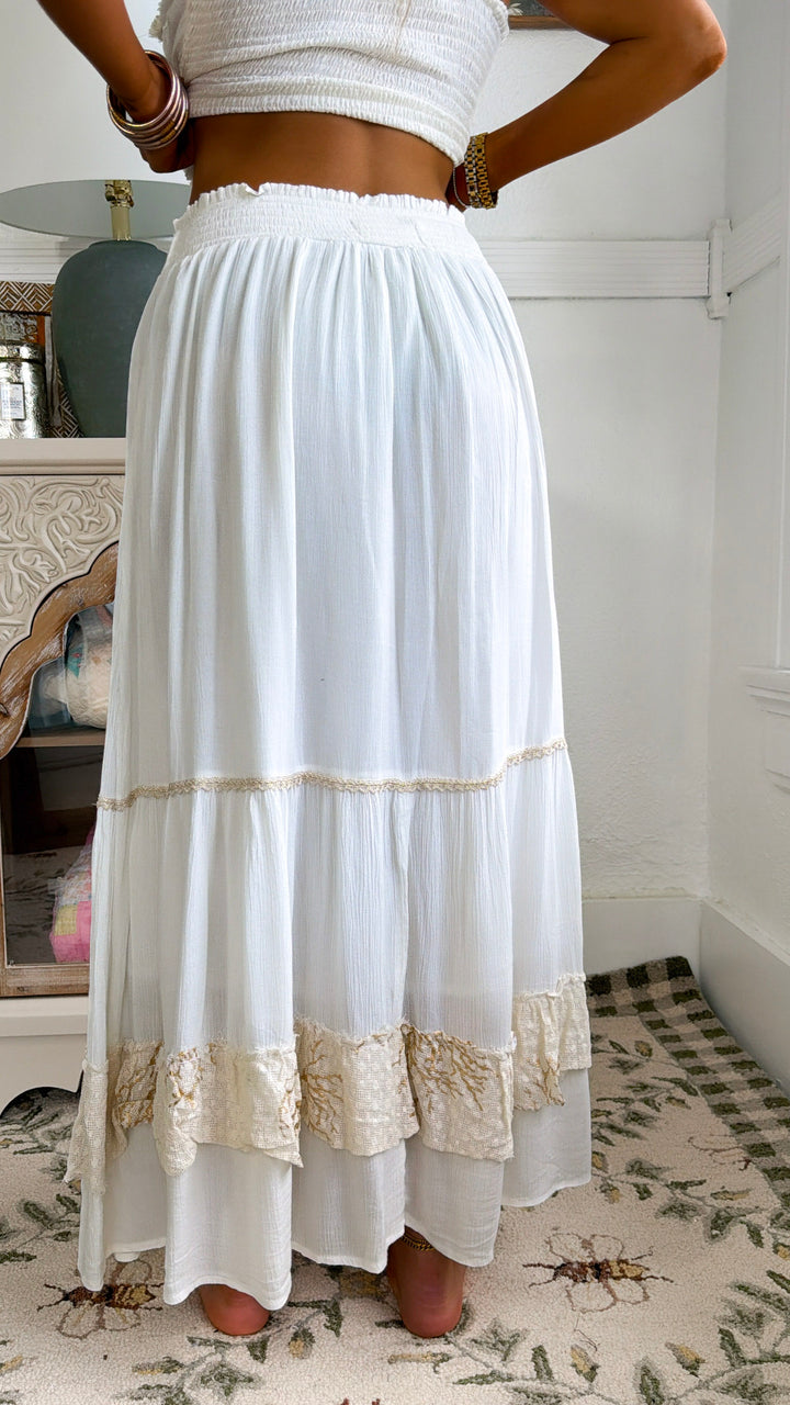 Barefoot Blooms Two Piece Set, Ivory