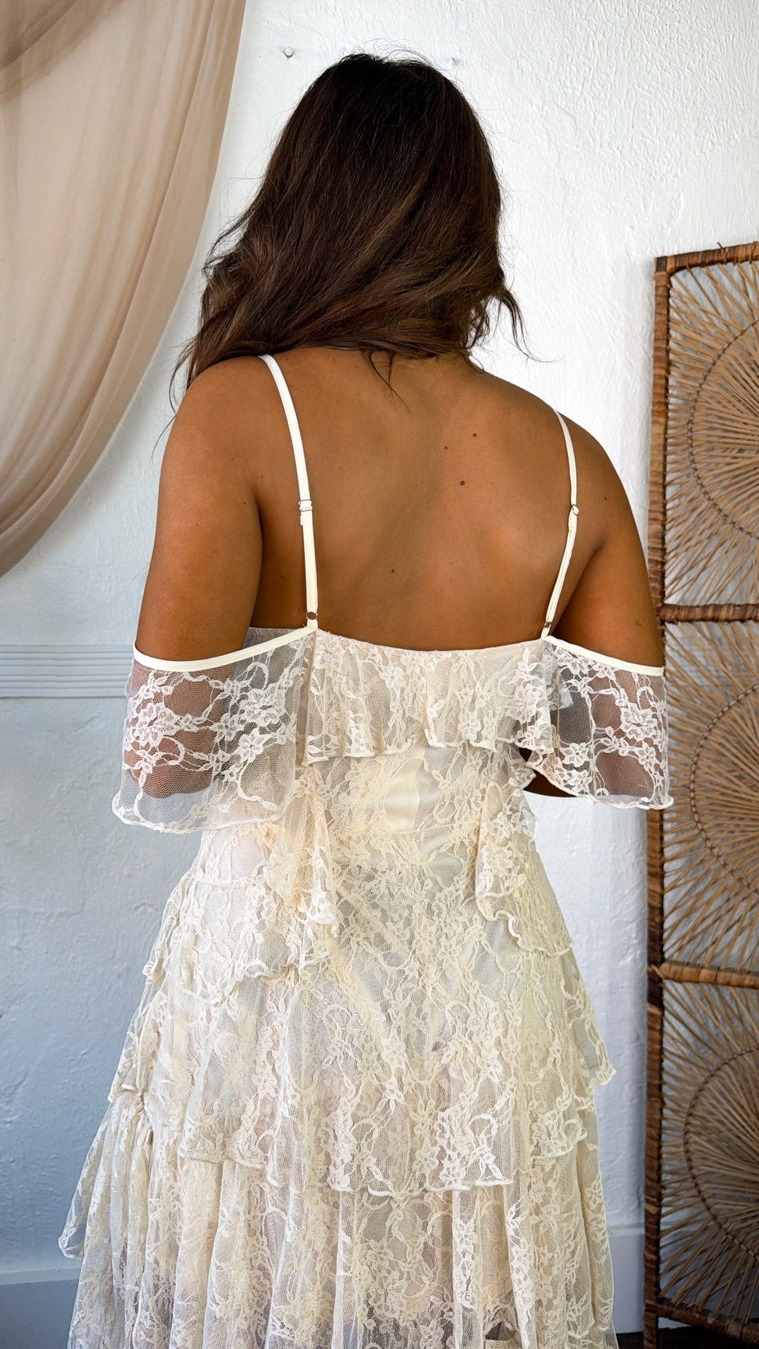 Storybook Romance Lace Dress, Cream