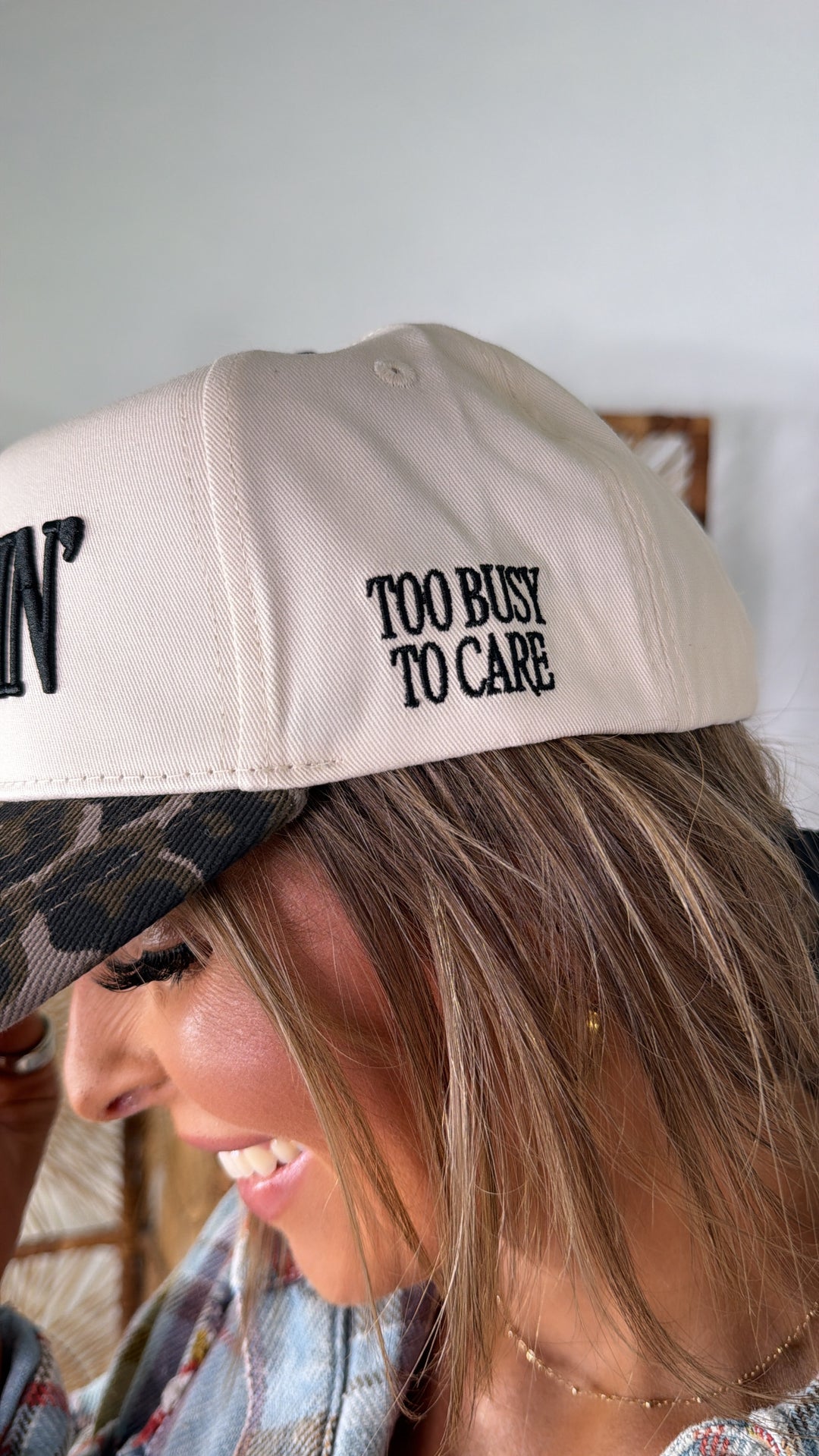 Mommin' Trucker Hat, Cheetah