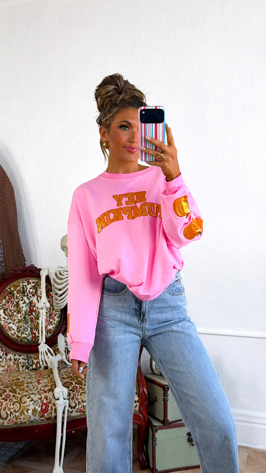 HEY Pumpkin Long Sleeve, Pink