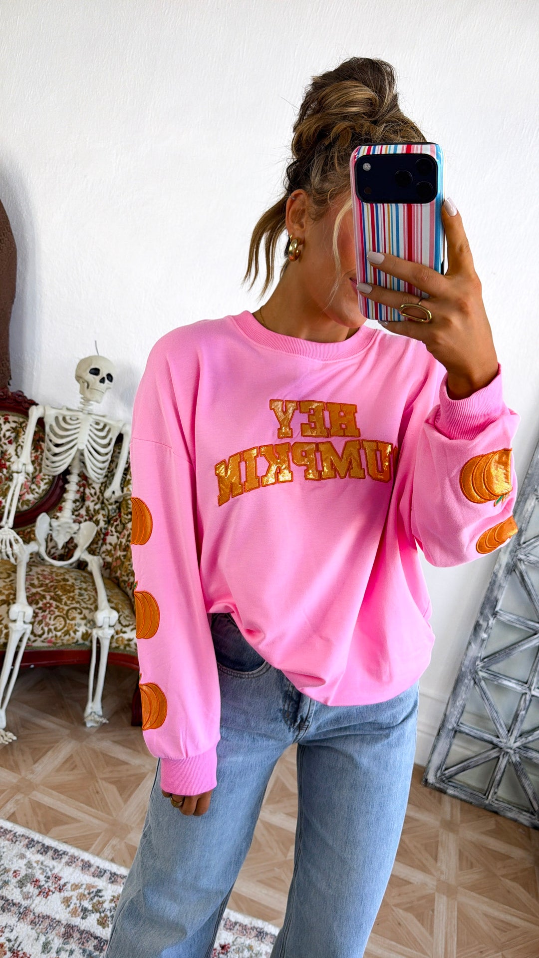 HEY Pumpkin Long Sleeve, Pink