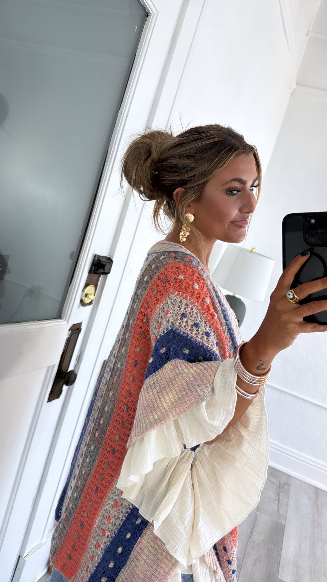 Wild Heart Cardigan, Natural Multi