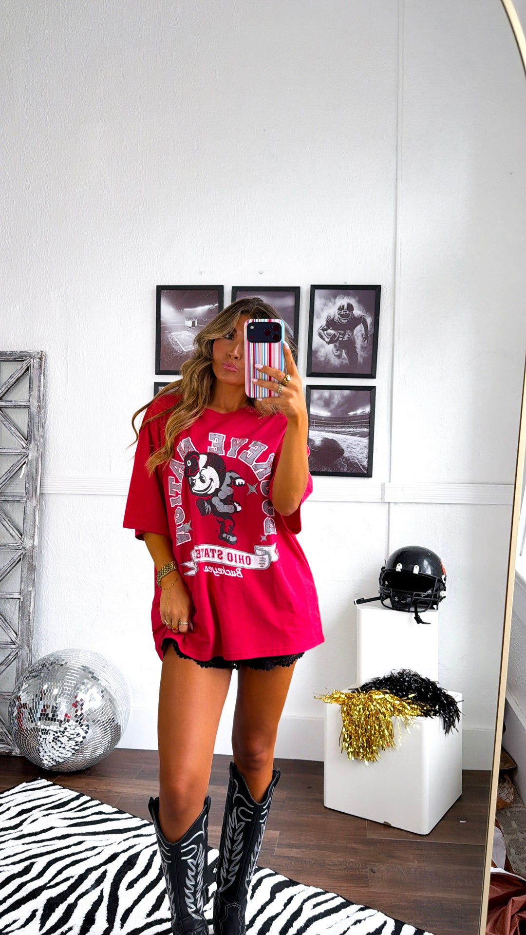 Best In The State Graphic Tee, Red