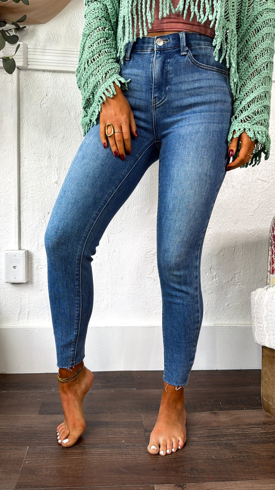 Nathen Straight Leg Skinny Jeans, Medium