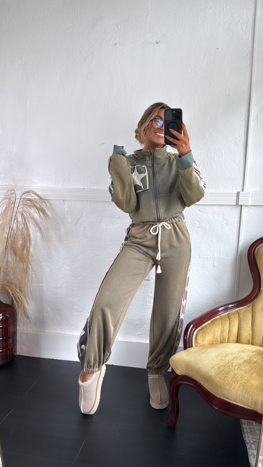 American Dream Jogger Pant, Vintage Moss