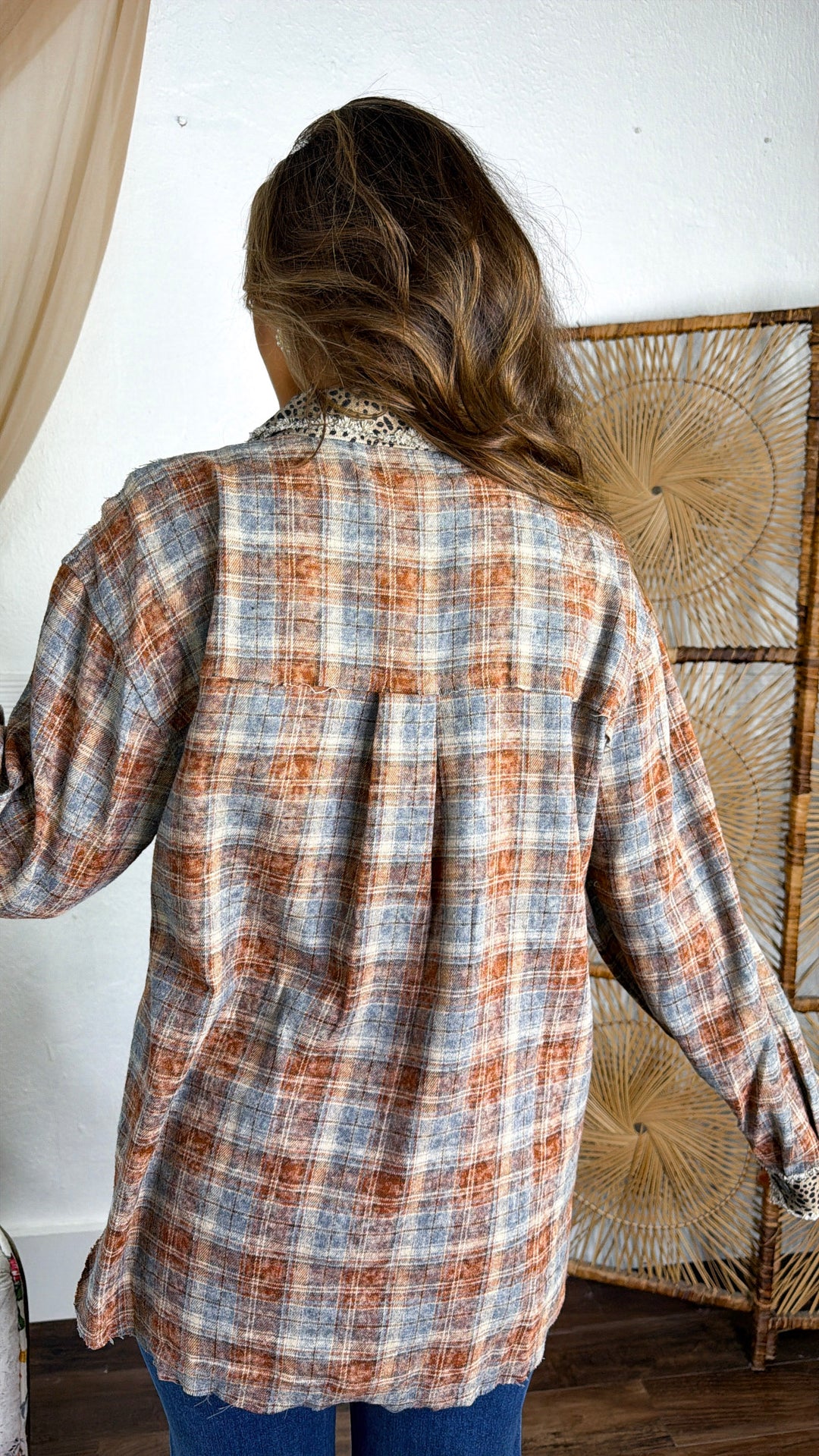 Fire Cozy Flannel, Brick Multi