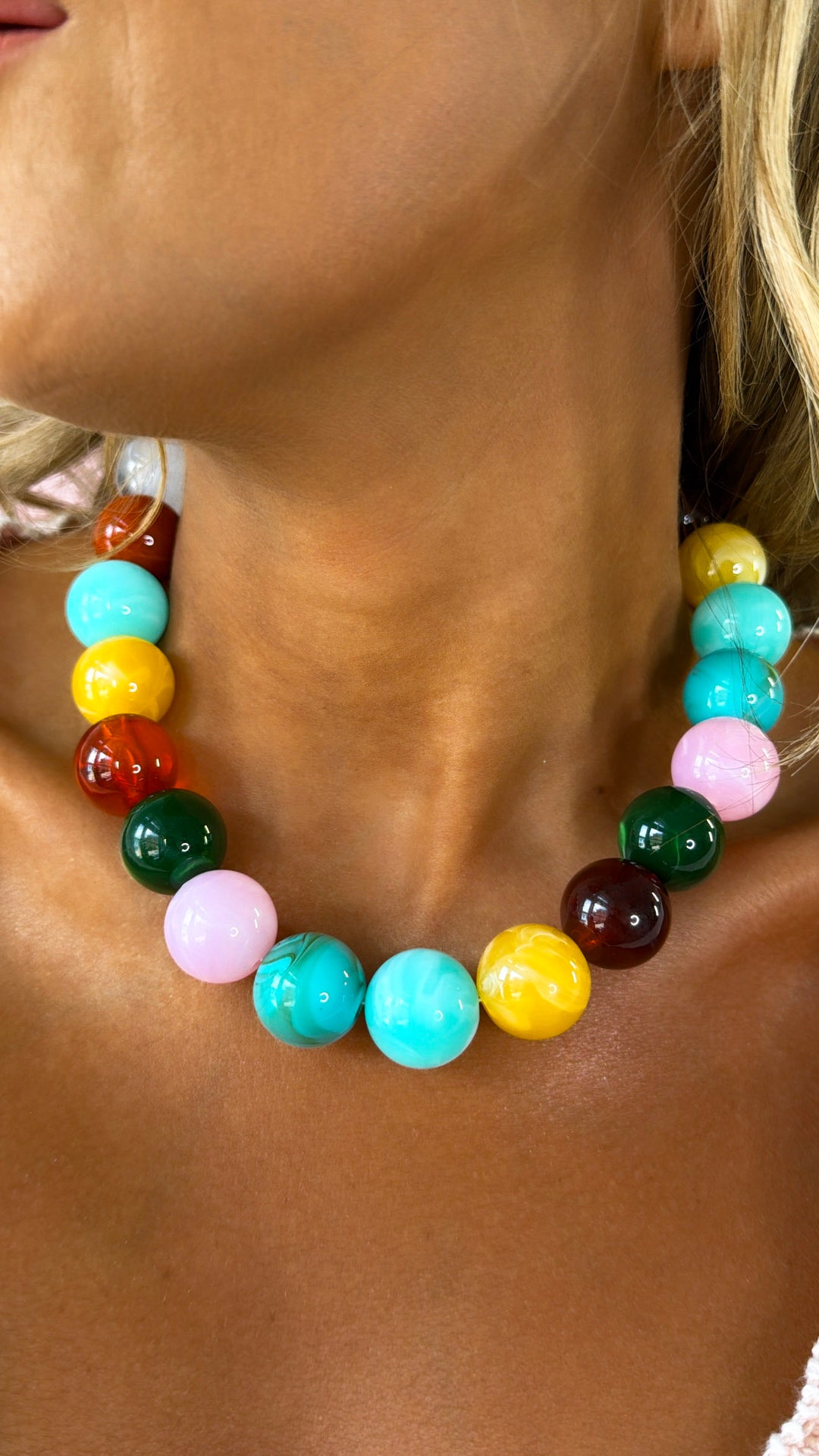 Pop Of Joy Necklace, Bright Multi