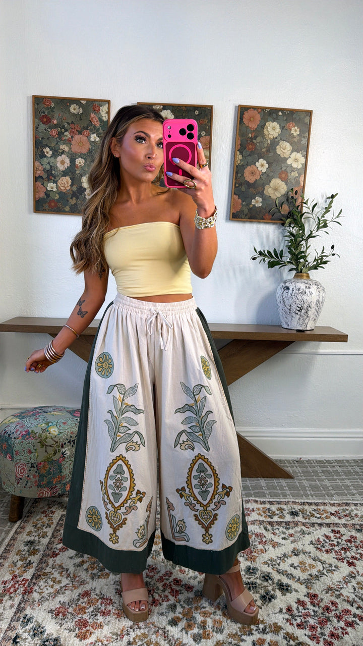 Olive Breeze Pants, Taupe/Olive