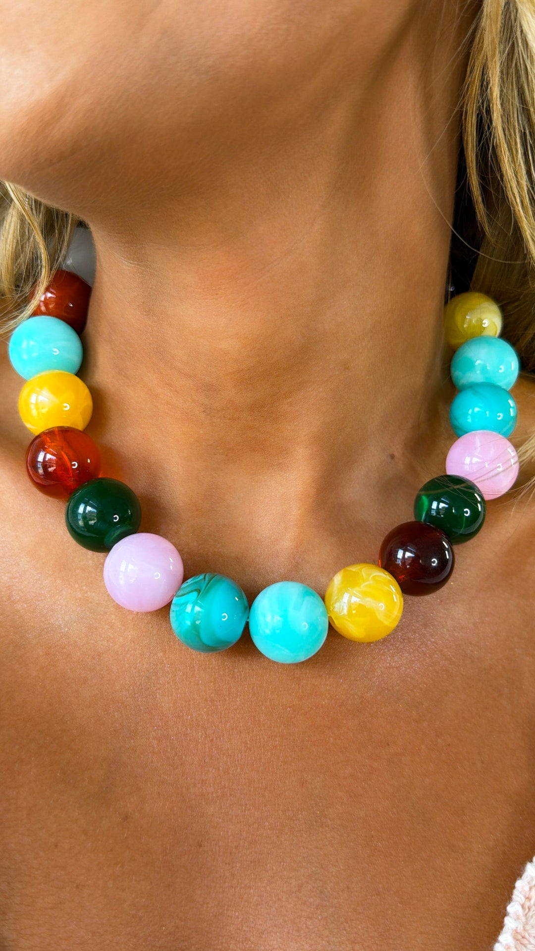 Pop Of Joy Necklace, Bright Multi