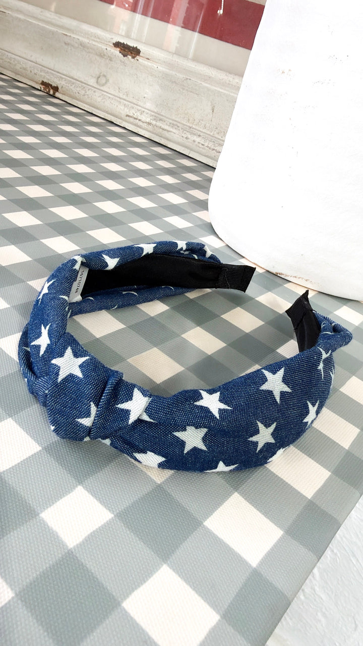 Fourth of July Star Printed Headband