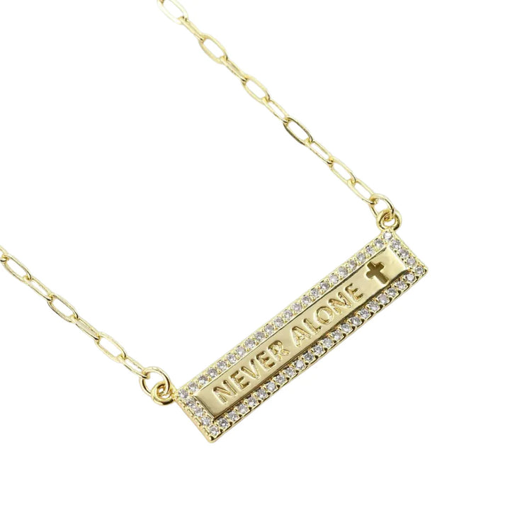 Treasure Jewels: Never Alone Necklace Gold