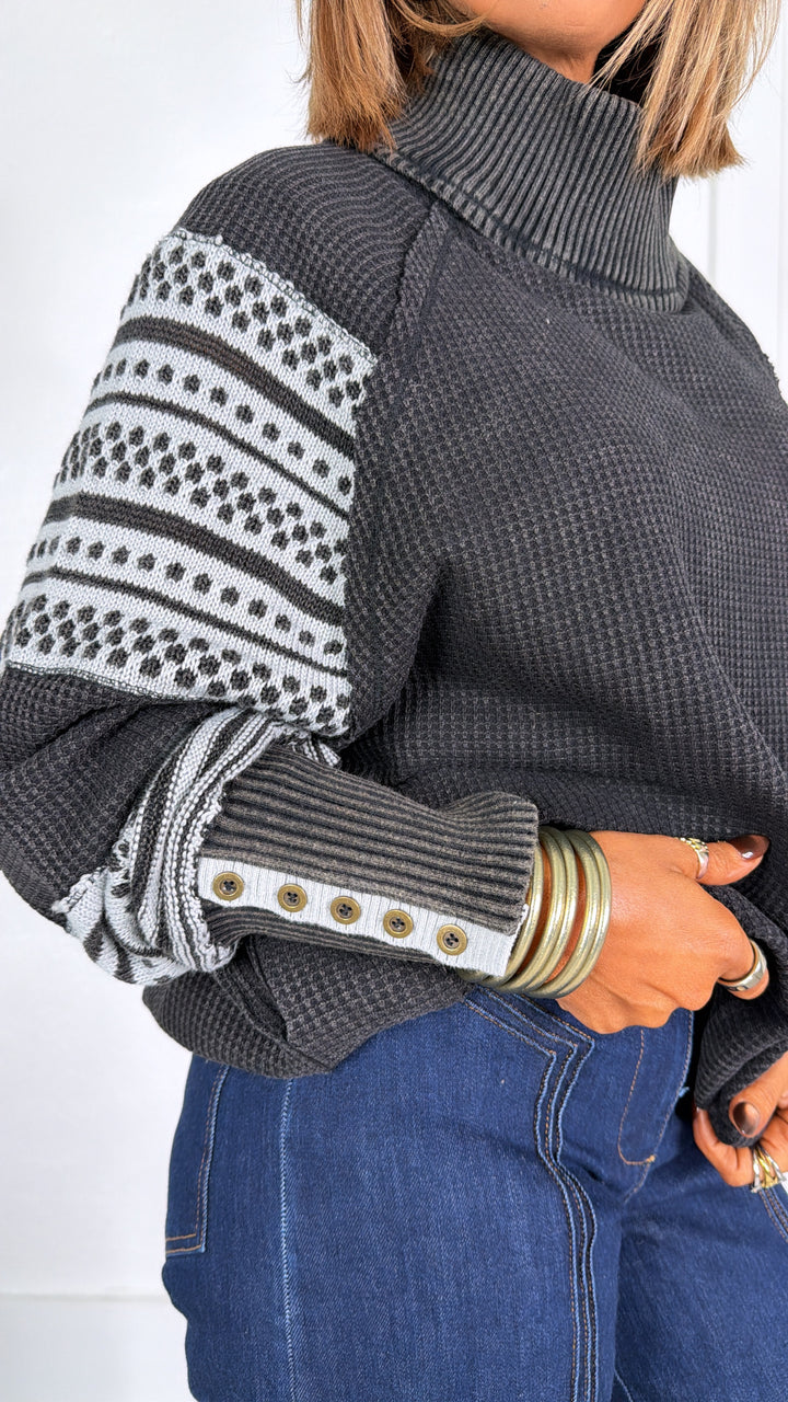 Palette Washed Thermal, Black