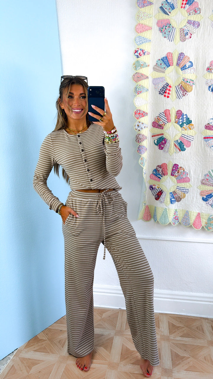 Comfort Choice Two Piece Set, Taupe
