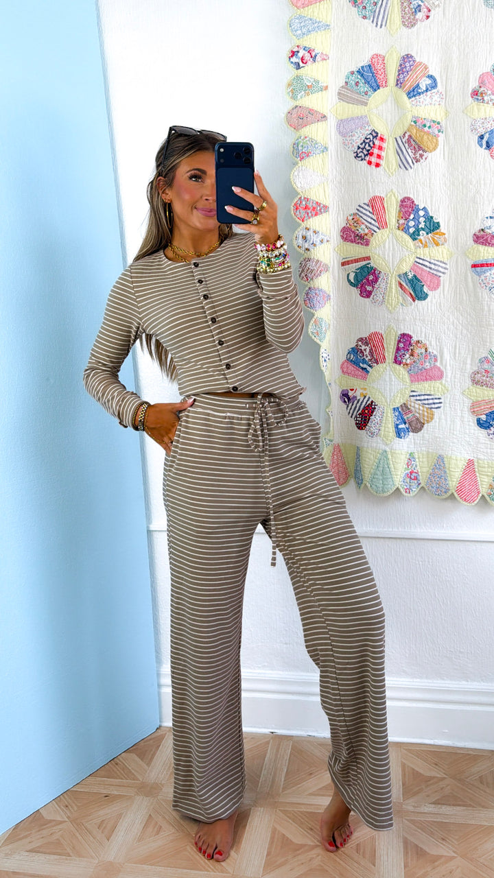 Comfort Choice Two Piece Set, Taupe