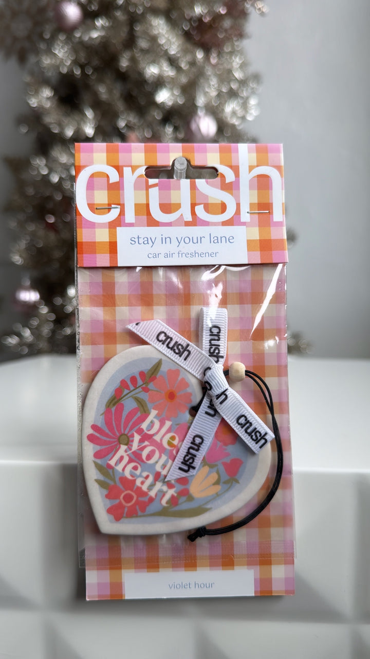 Stay In Your Lane Car Air Freshener - Bless Your Heart- Violet Hour