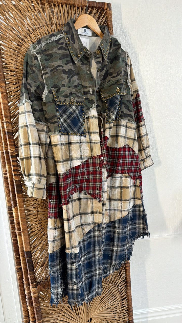 Hidden Aura Shirt Jacket, Camo Multi