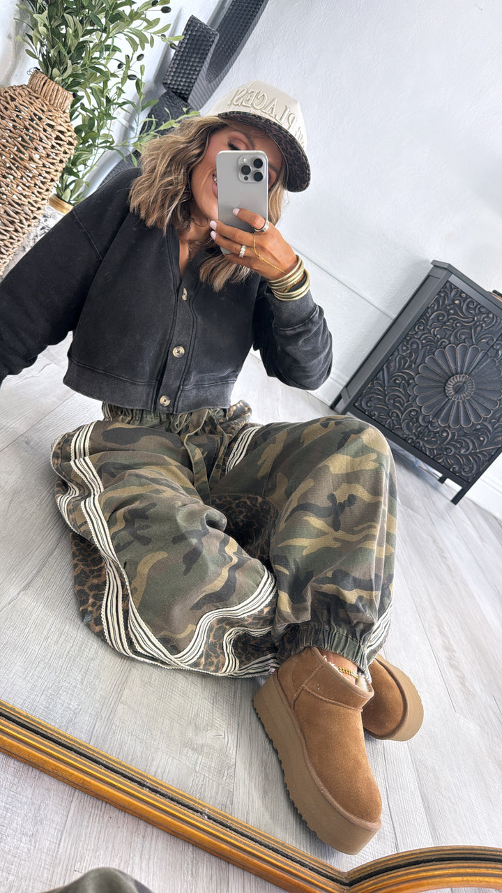 Morning Mist Knit Cardigan, Black