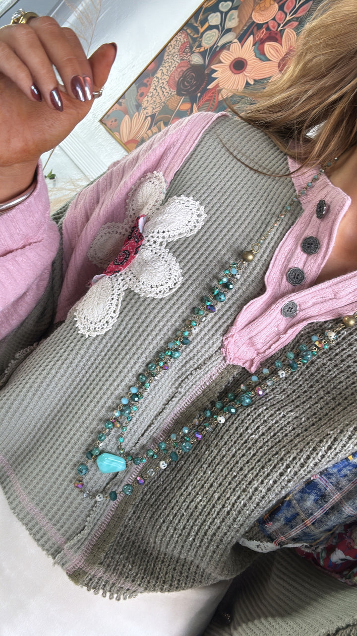 Wildora Necklace, Turquoise