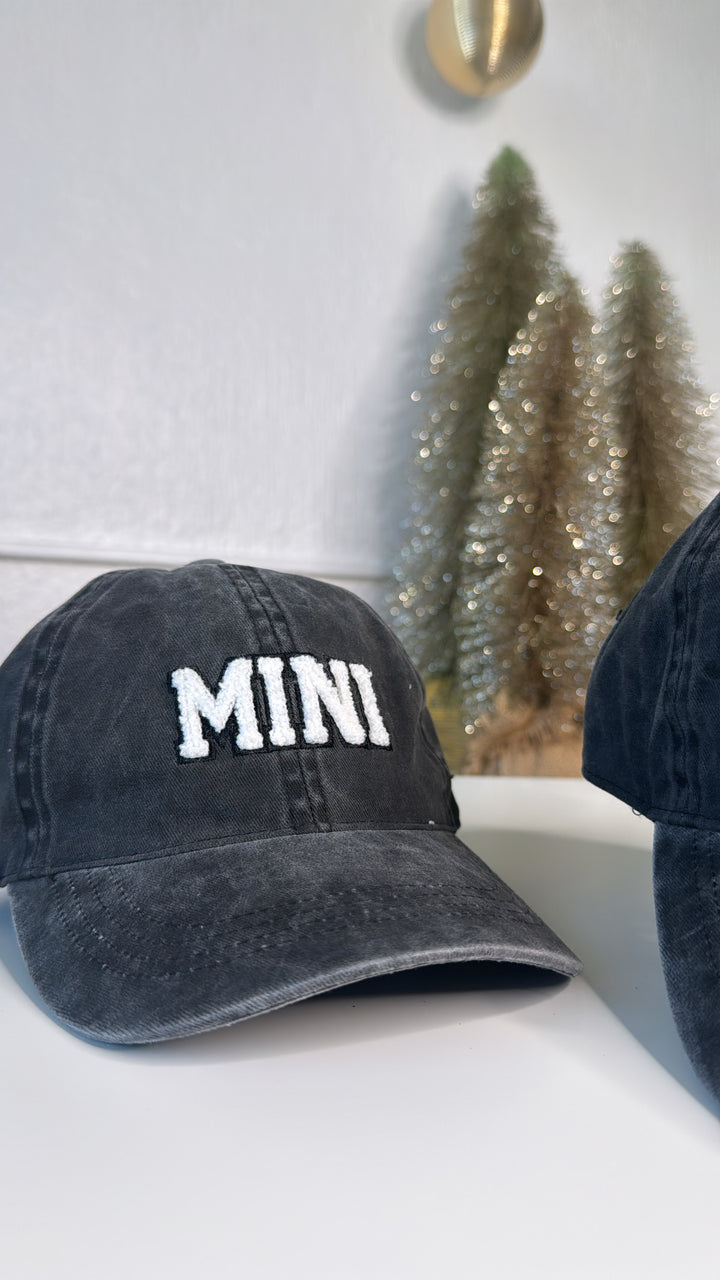 Mommy & Mini Ball Cap, Black