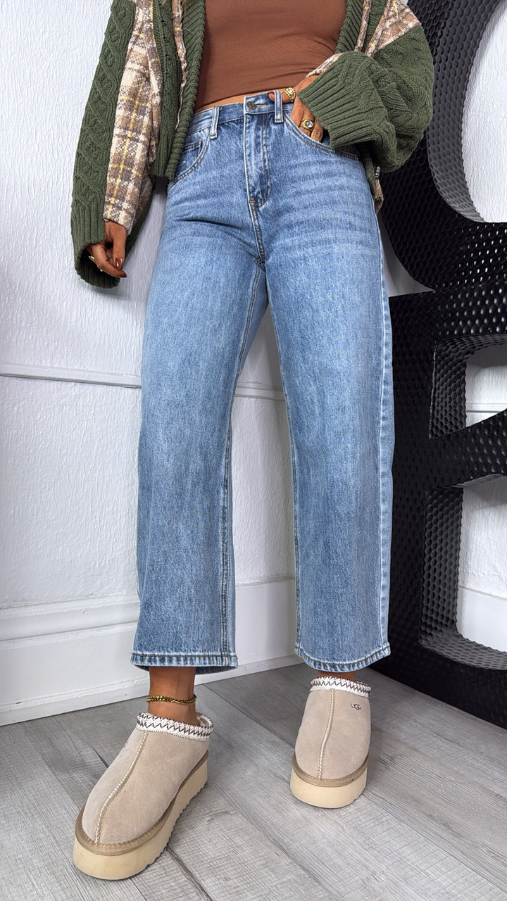 Callum Denim Barrels, Medium Light