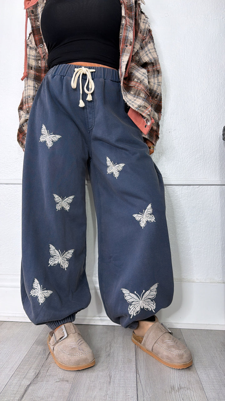 Free Fly Butterfly Jogger, Navy