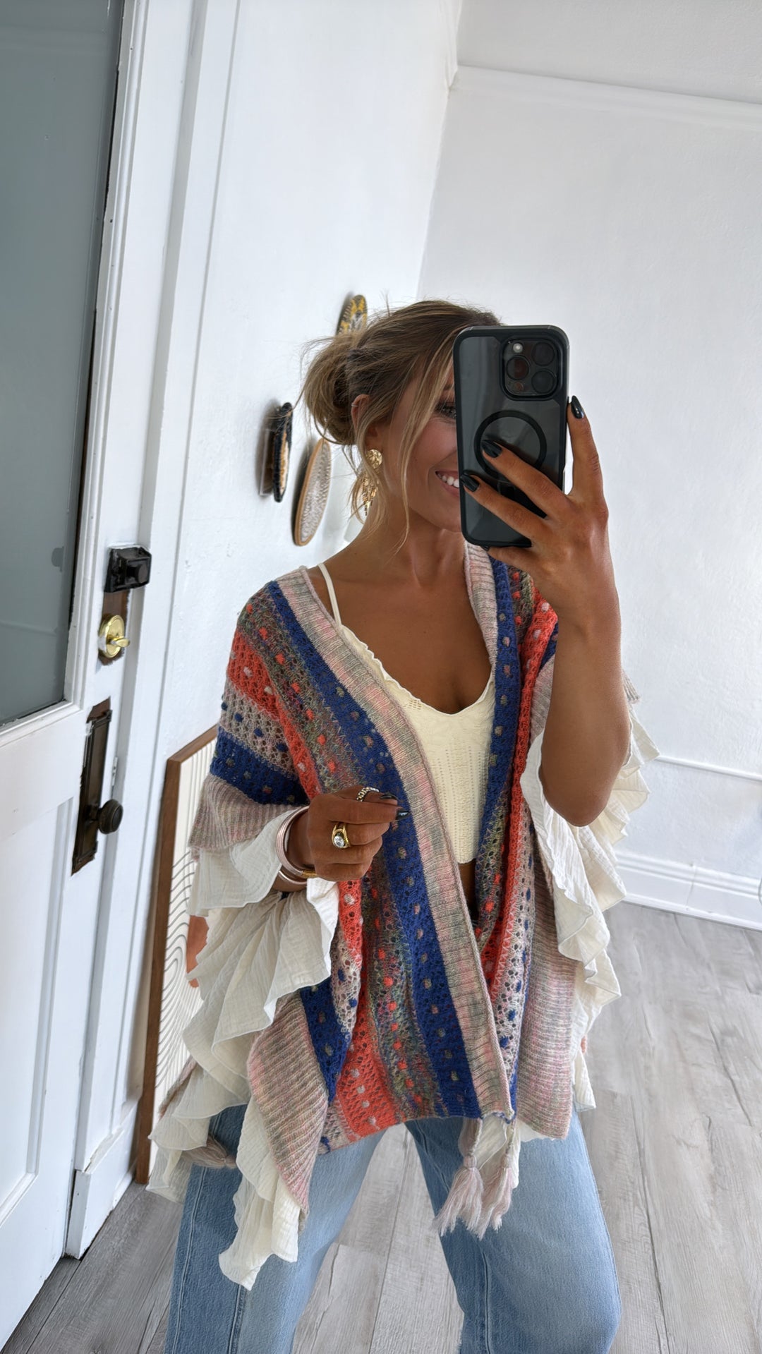 Wild Heart Cardigan, Natural Multi