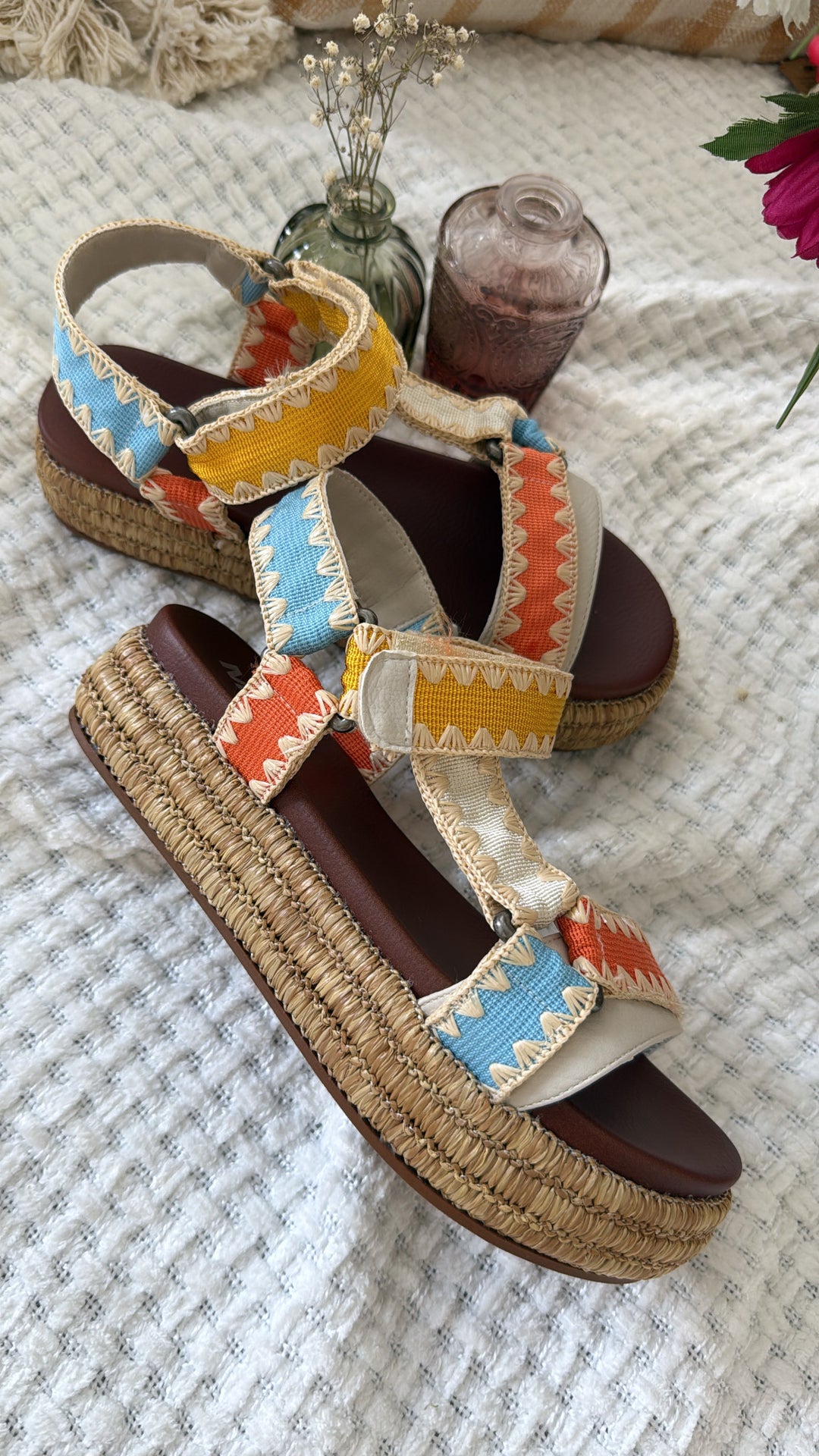 Sunset Shuffle Strappy Sandals - Main Image