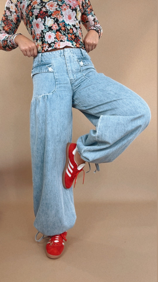 ELEGANT EVERYDAY LOOK DENIM PANTS main image 0