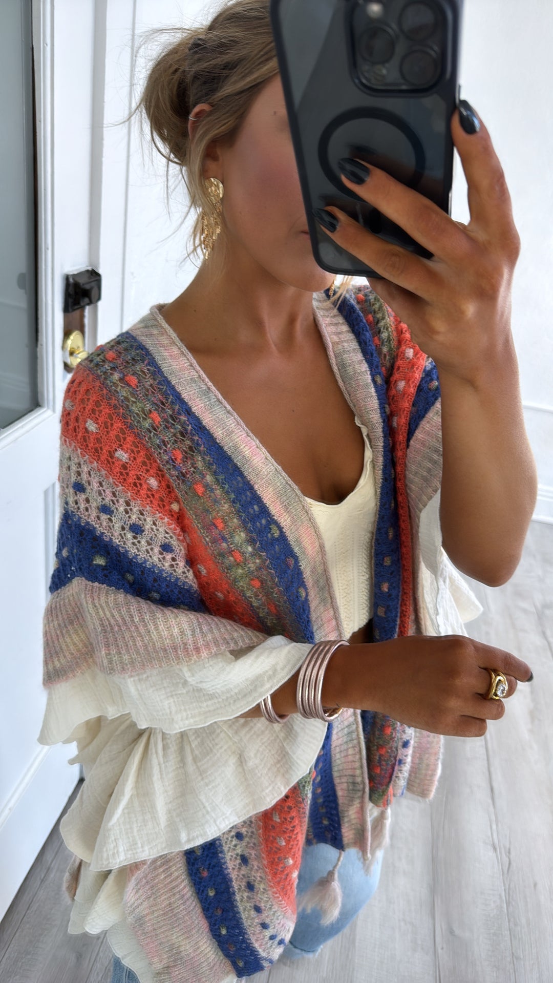 Wild Heart Cardigan, Natural Multi