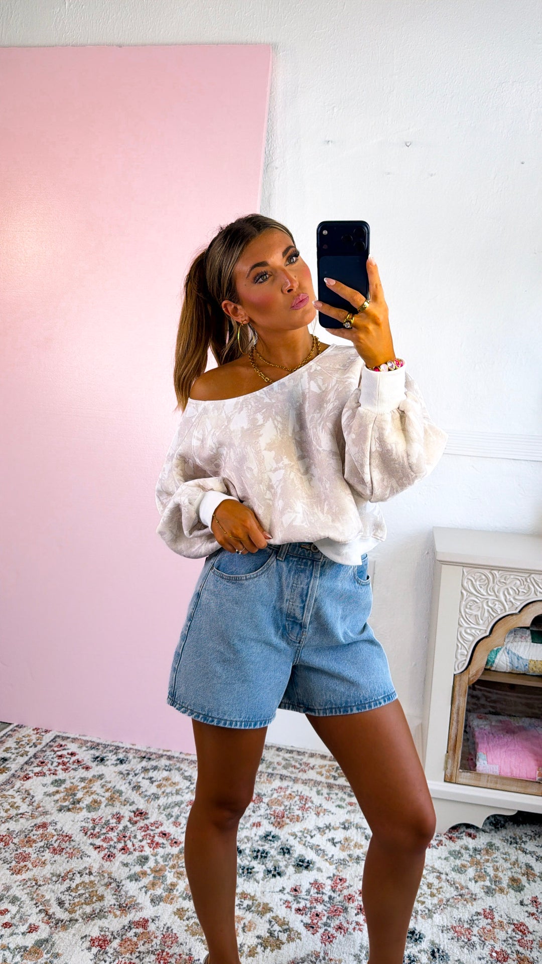 Backwoods Camo Off The Shoulder Top, Camo