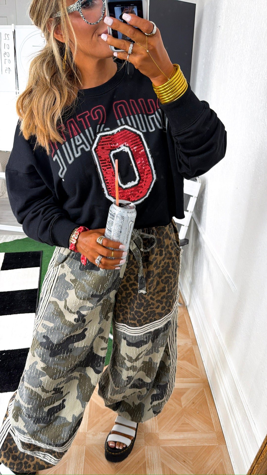 The Buckeye Bling Sweatshirt, Black