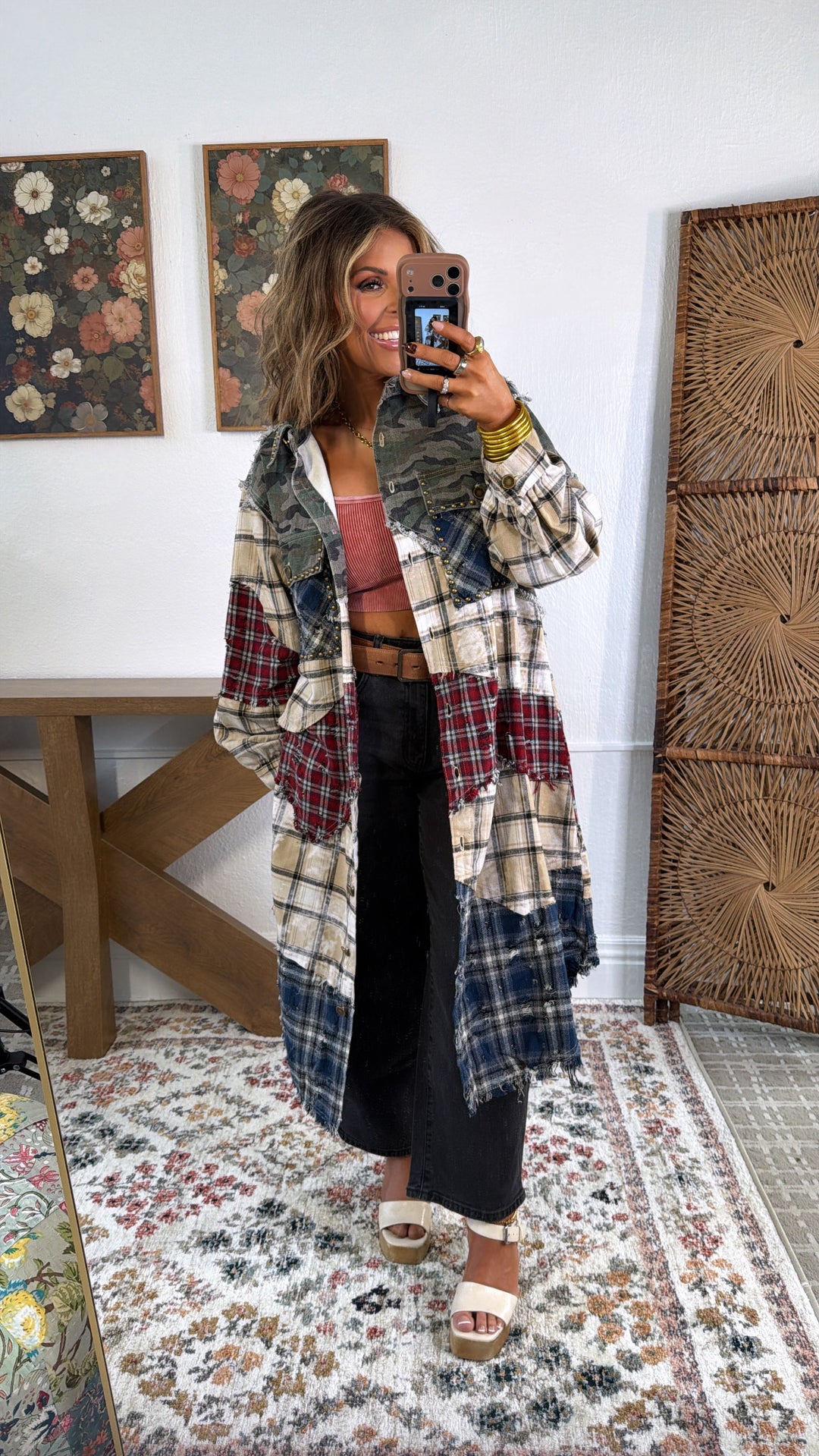 Hidden Aura Shirt Jacket, Camo Multi