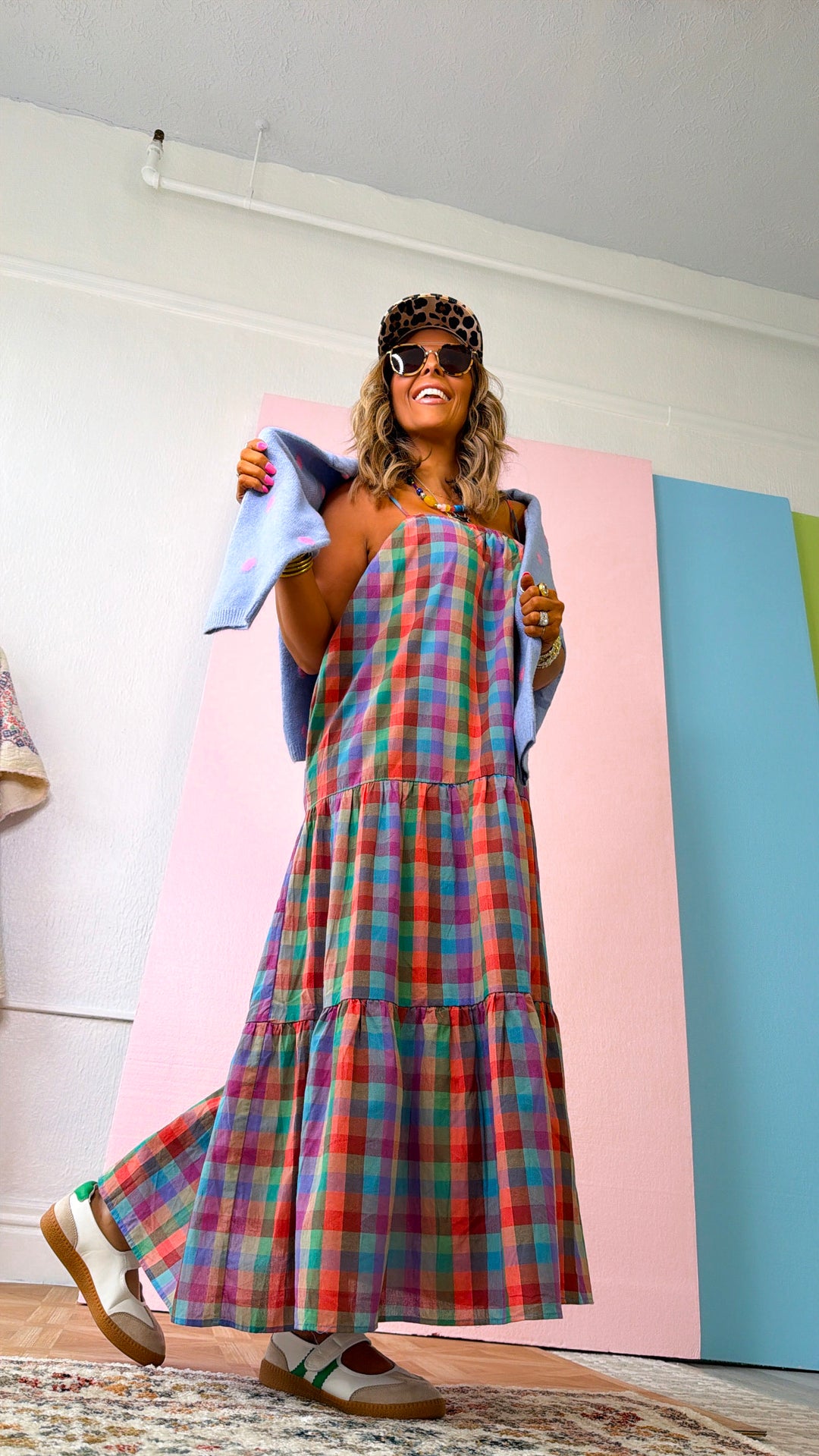 Picnic At Sunset Maxi Dress, Multi