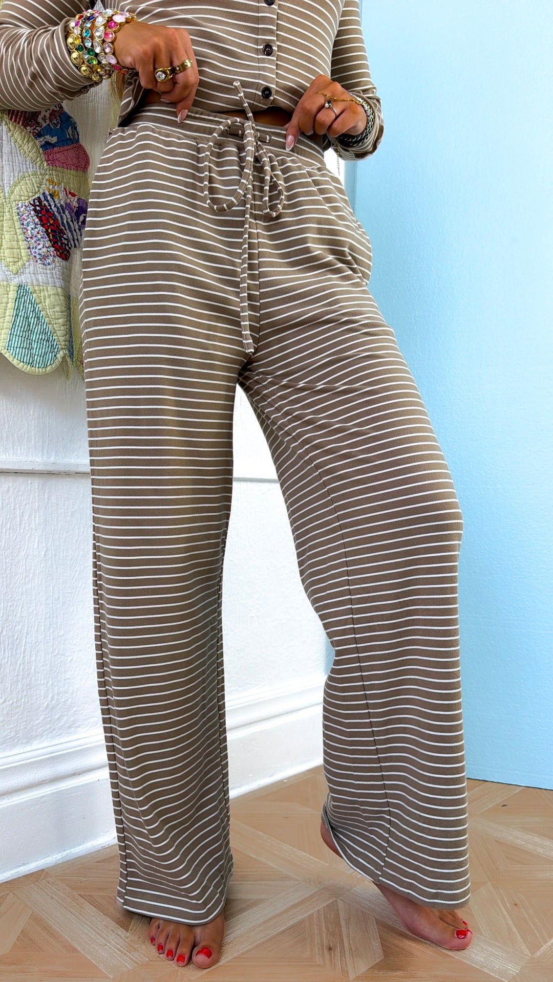 Comfort Choice Two Piece Set, Taupe