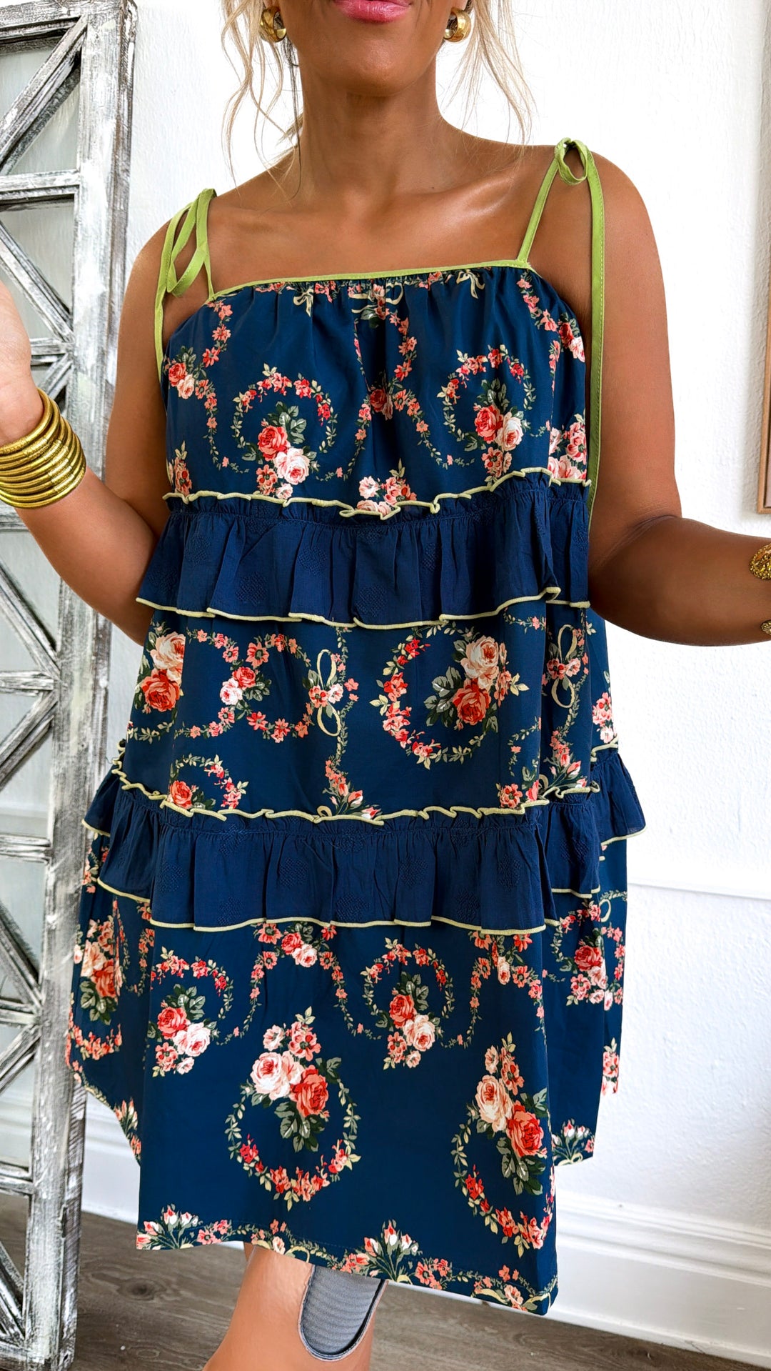 Summer Flow Mini Dress, Navy Everyday Chic Boutique Summer Flow Mini Dress, Navy Everyday Chic Boutique
