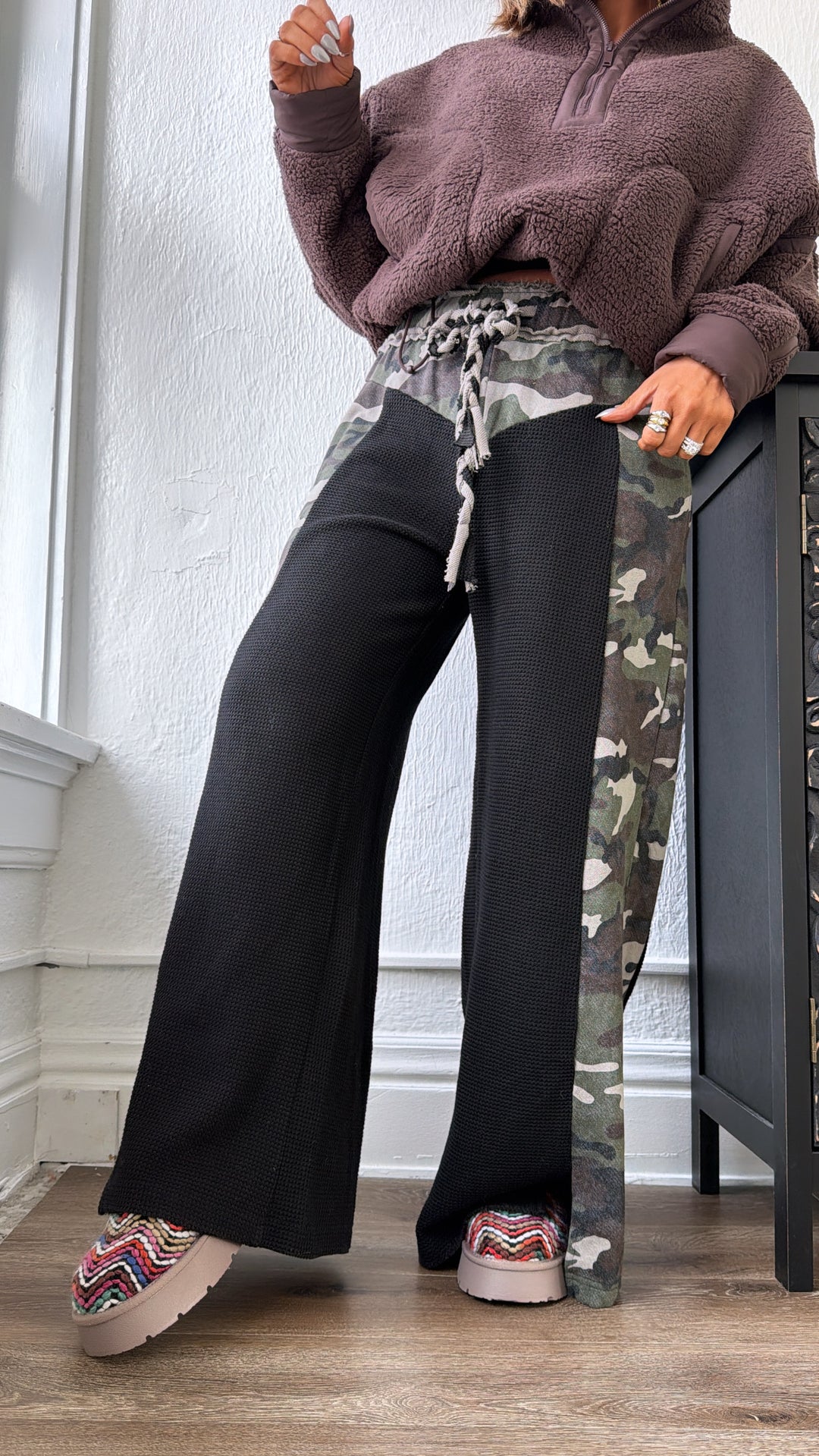 Stone Bay Relaxed Pant, Camo/Black