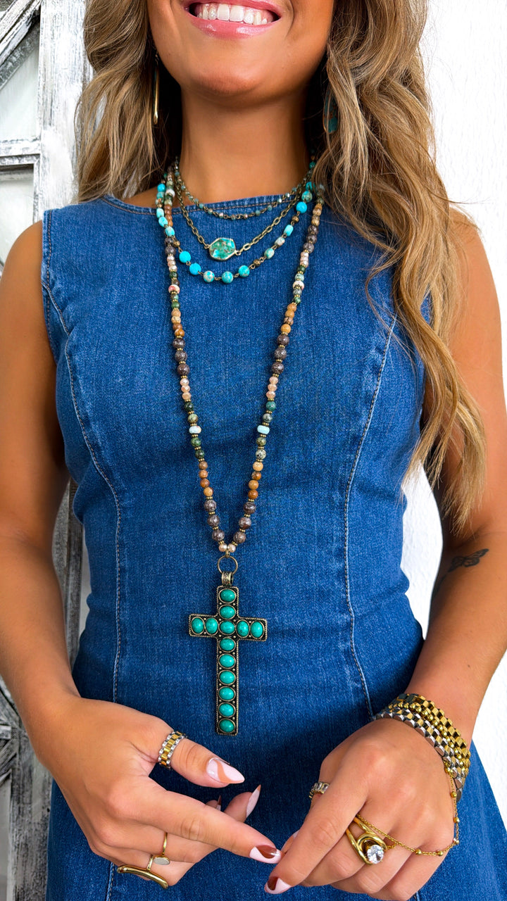 Genesis Cross Necklace