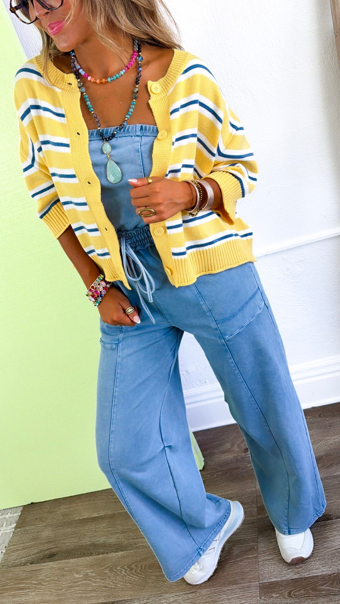 All Love Cardigan, Butter Yellow/ Light