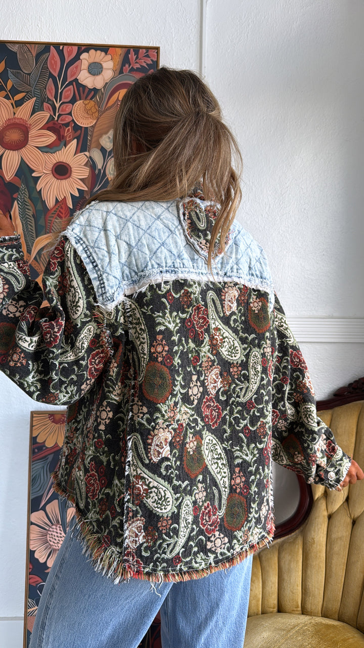 Midnight Ember Jacket, Deep Choco Multi