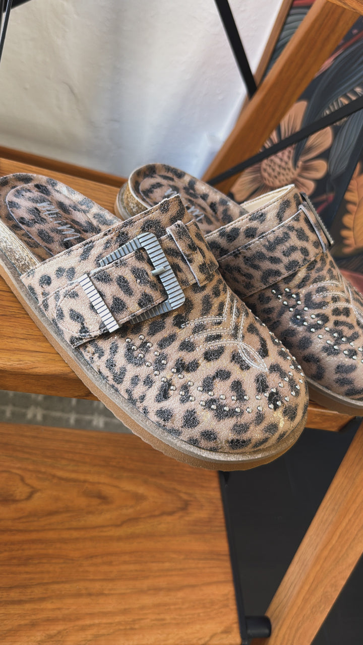 Joleen Studded Clog, Leopard