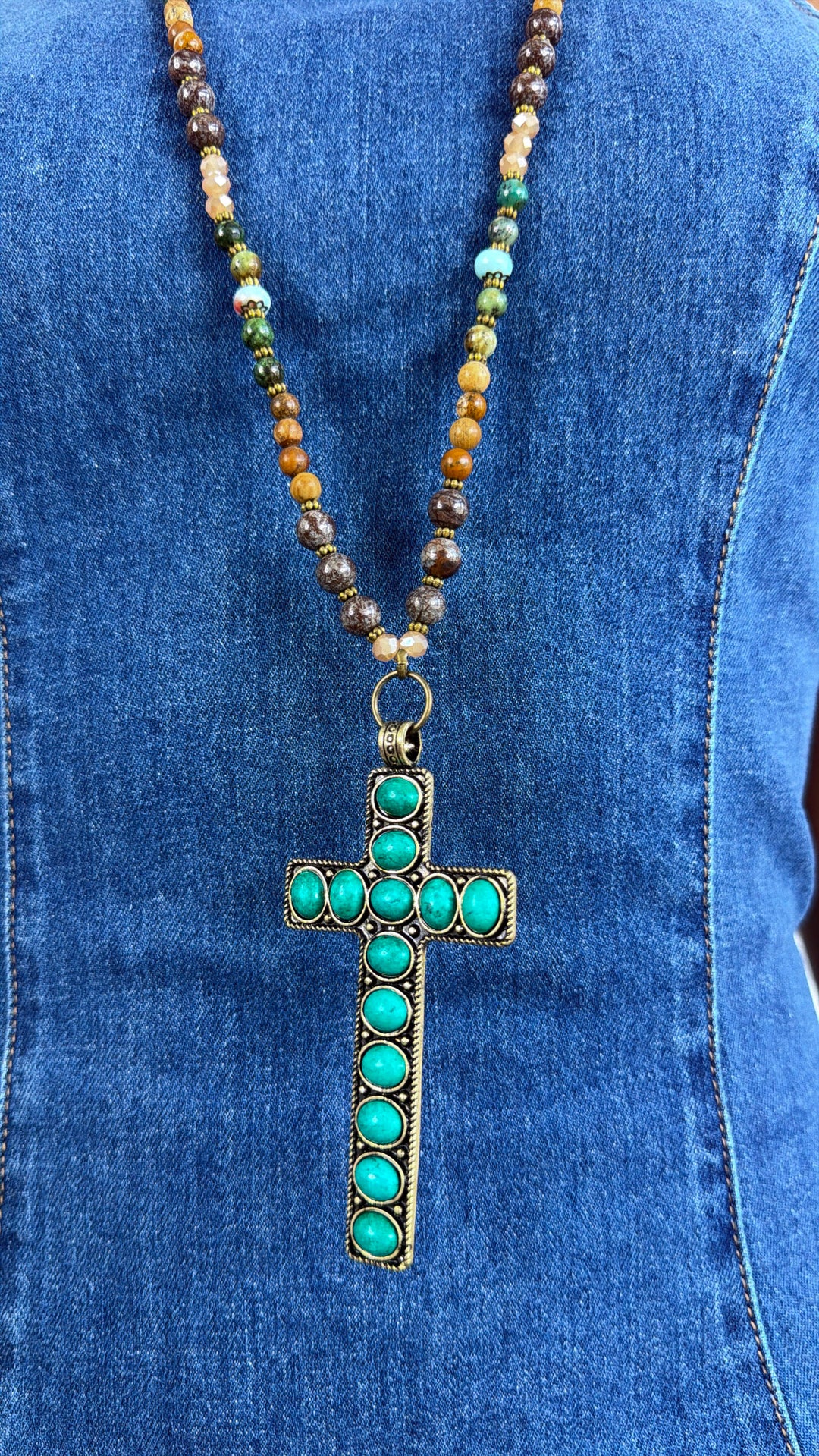 Genesis Cross Necklace
