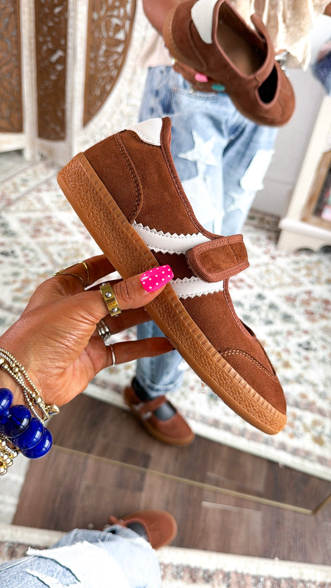 My Mary Jane Sneaker, Chestnut
