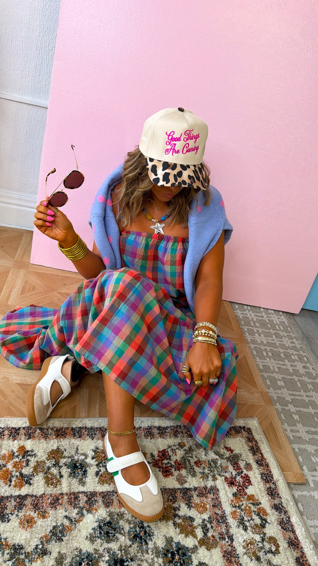 Picnic At Sunset Maxi Dress, Multi