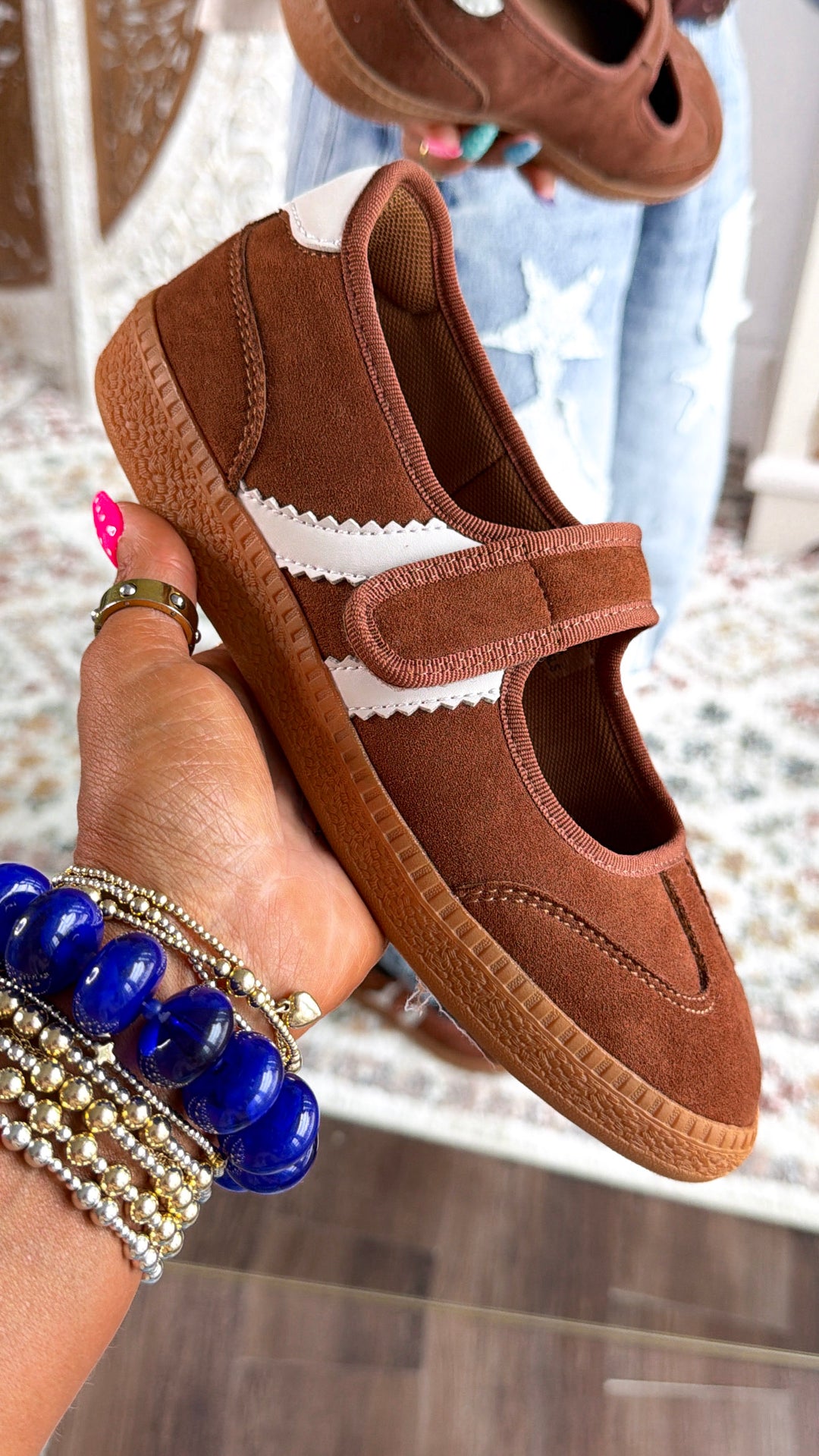 My Mary Jane Sneaker, Chestnut