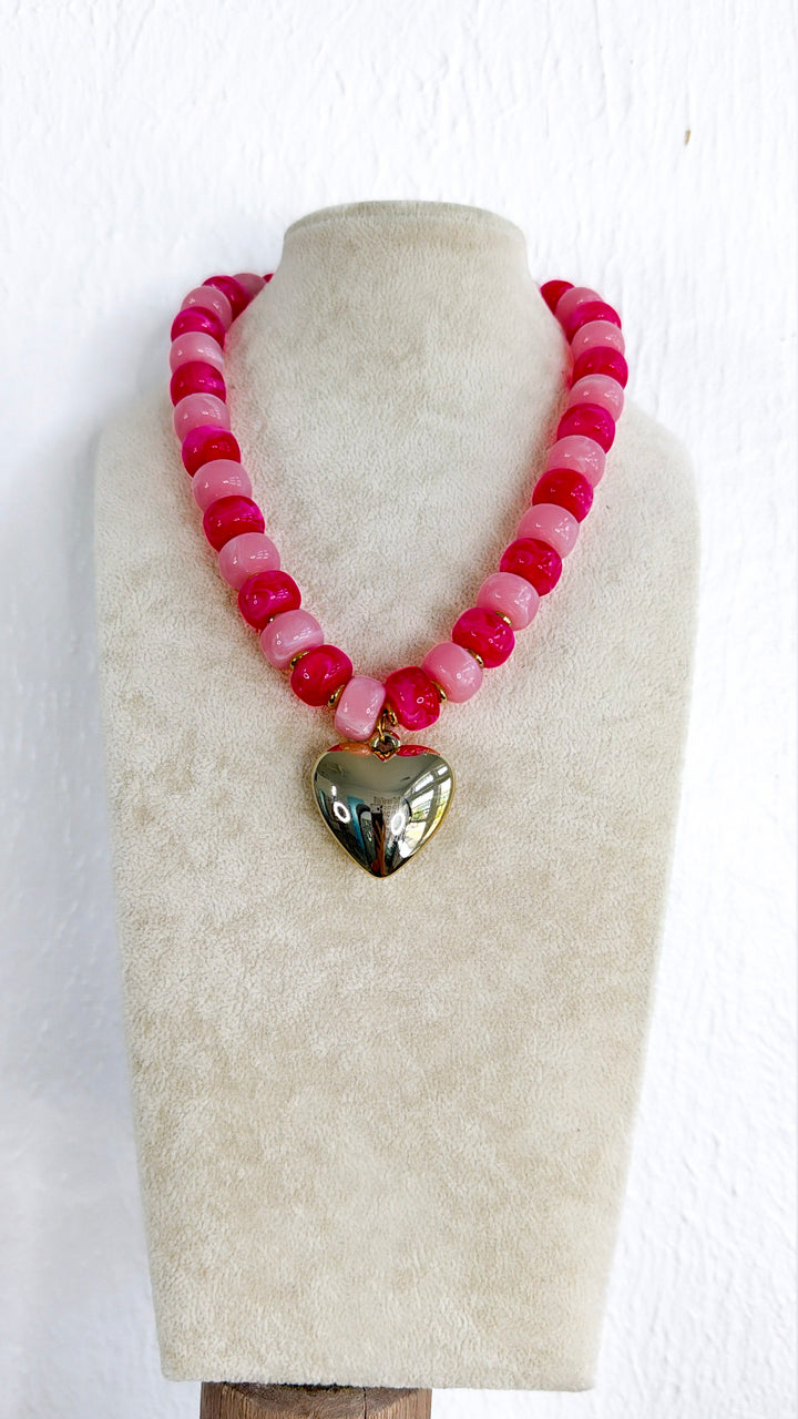 Beloved Necklace, Pink