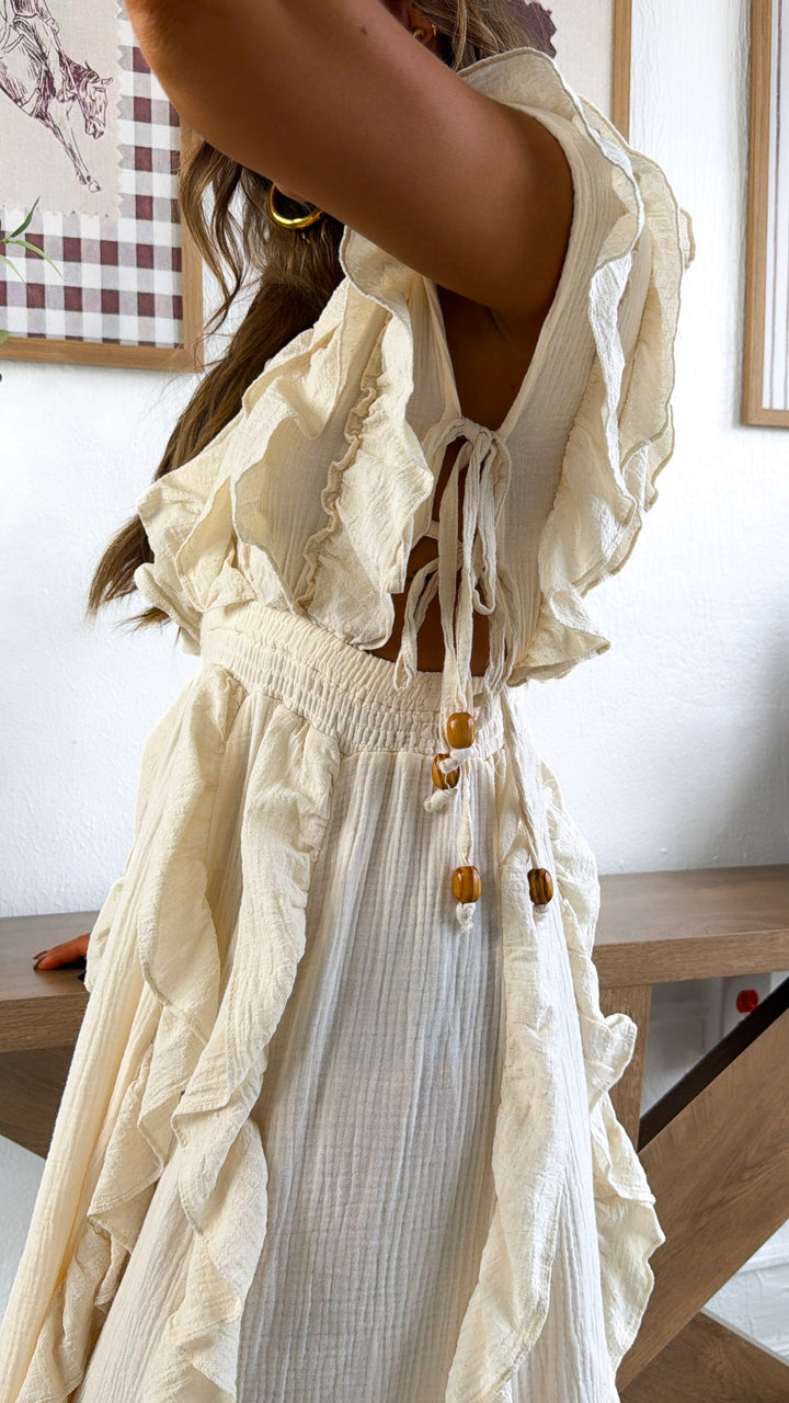 Indie Dreams Maxi Dress, Ivory
