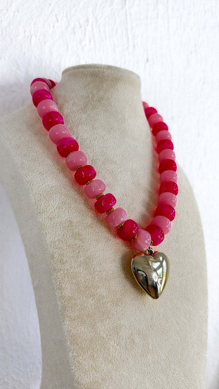 Beloved Necklace, Pink